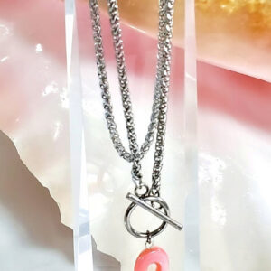 Stainless Steel "Hope" Charm Pendant.