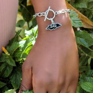 "242-My Bahamas" Stainless Steel Bracelet.