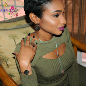 Authentic Bahamian Coins Lariat Slider Bracelet