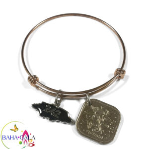 Baha Bangle Coin Charm Bracelet