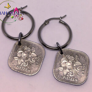 BG $0.15 Cent Stainless Steel Hoop Earring.