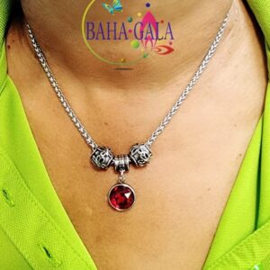 Halo Birthstone Pendant