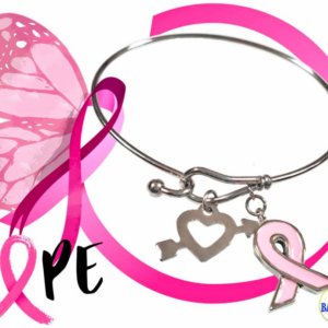 Stainless Steel Adjustable "Hope" Bangle.