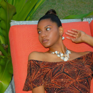 Lovely Natural Shells & Shell Pearls Necklace & Earring Set.