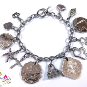 Authentic Bahamian Coins & Charms Countess Coins Bracelet.
