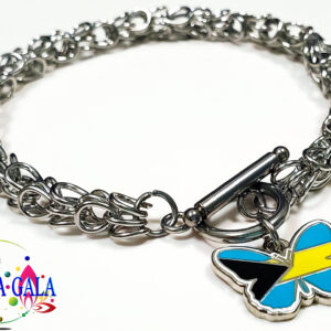The Lovely "Bahamian Butterfly" Charm Bracelet.