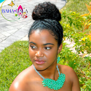 Beautiful Green Glass Pearl "Princess" Set