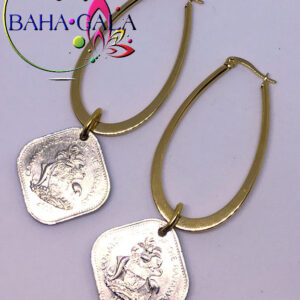 BG $0.15 Cent Stainless Steel Hoop Earring.