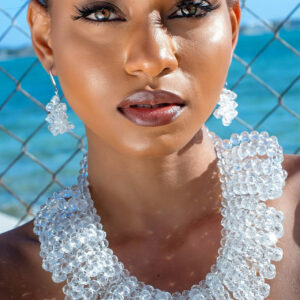 Spanish Crystals "Halo" 3-Piece Necklace Set.