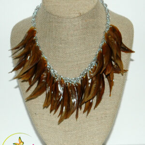 Natural Conch Horns Necklace Set.