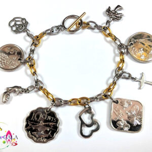 Authentic Bahamian Coins & Charms Countess Coins Bracelet.