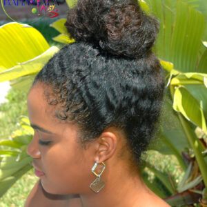 Stainless Steel Diamond Cut Bahamian Coin Earrings