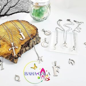 Stainless Steel Initial Pendant