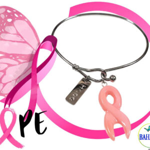 Stainless Steel Adjustable "Hope" Bangle.