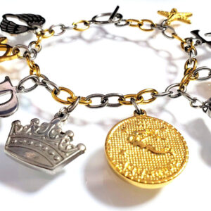 Beautiful Stainless Steel Charm Bracelet