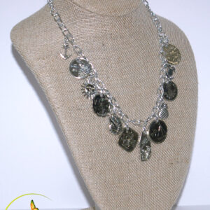 Authentic Bahamian Coins & Charm Necklace & Earring Set.