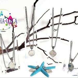 Elegant Bahamian Coin Halo Pendant
