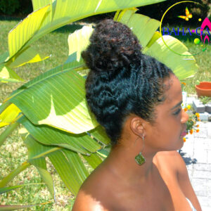 Stainless Steel French Wire Coin Earrings