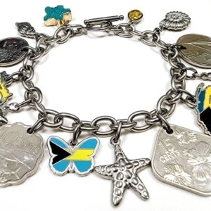 Beautiful Coin & Charm Bracelet