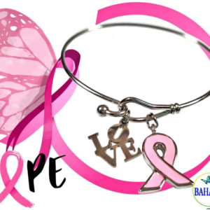 Stainless Steel Adjustable "Hope" Bangle.
