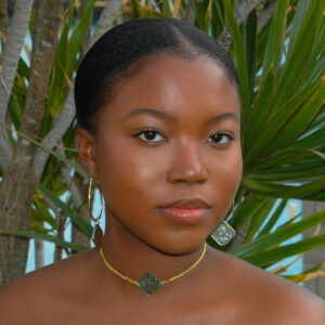 Authentic Bahamian $0.15 Cent Piece Coin Choker Necklace.