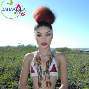 Gorgeous Cascading Natural Conch Horn Necklace & Earring Set