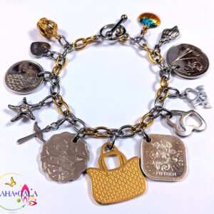 Authentic Bahamian Coins & Charms Countess Coins Bracelet.