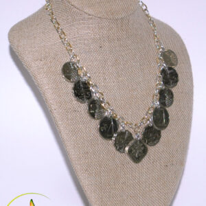 Authentic Bahamian Coins & Charm Necklace & Earring Set.