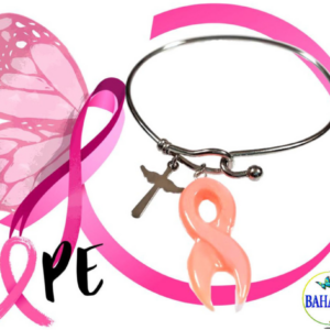 Stainless Steel Adjustable "Hope" Bangle.