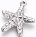 Stainless Steel Silver Starfish