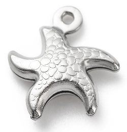 Stainless Steel Silver Starfish