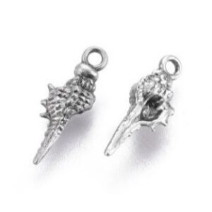 Stainless Steel Silver Conch Shell