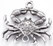 Antique Silver Crab