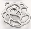 Stainless Steel Silver Flower