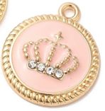 Salmon & Gold Enamel Crown