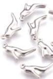 Stainless Steel Silver Stiletto Heels