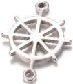 Stainless Steel Silver Ship Wheel