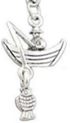 Antique Silver "Man in the Boat Fishing"