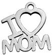 Stainless Steel Silver "Best Mom" Words