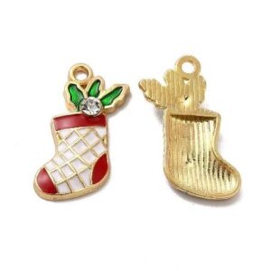 Red & Gold Christmas Stocking