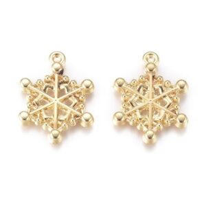 Gold Snow Flake