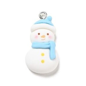 White & Blue Snowman
